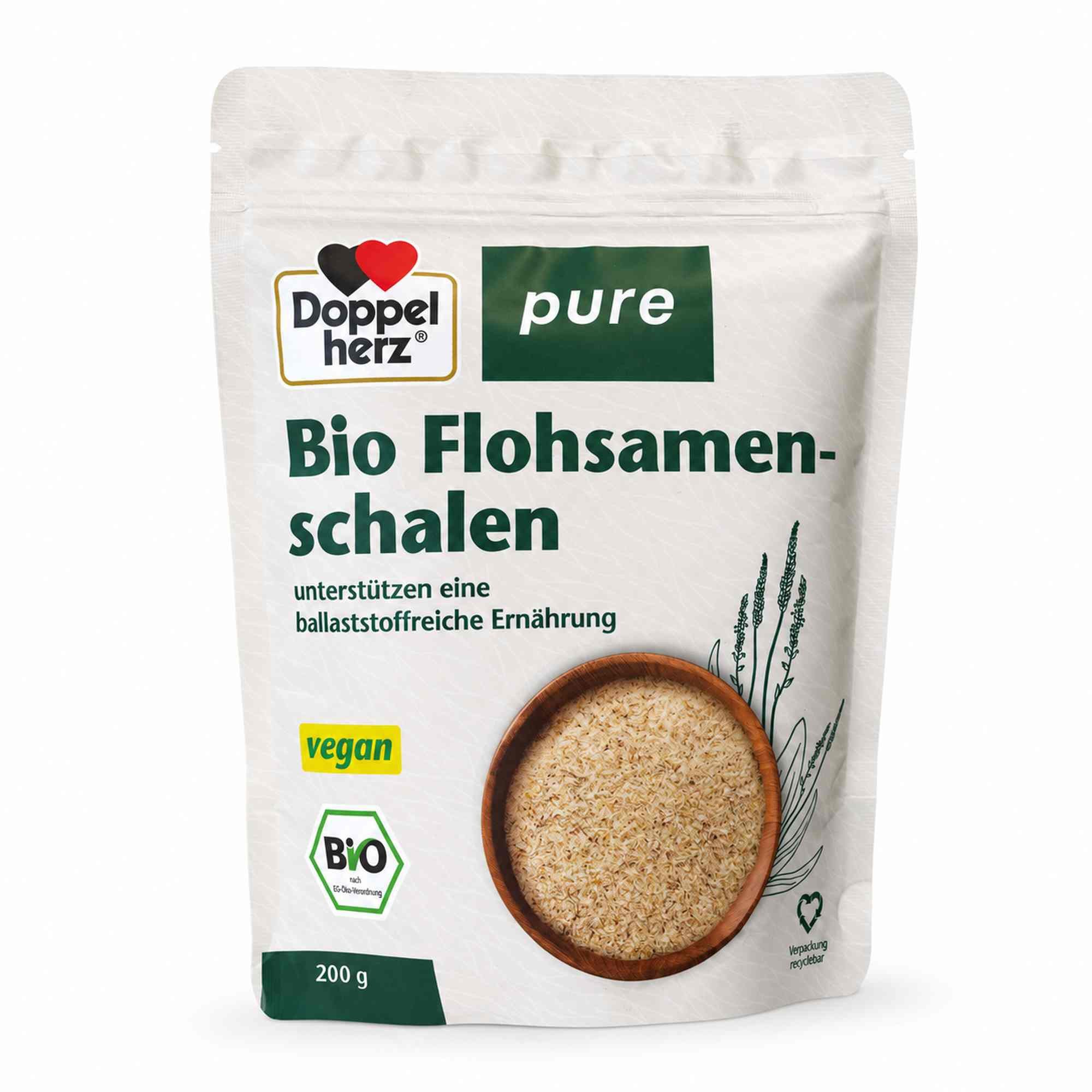 Doppelherz DOPPELHERZ Bio Flohsamenschalen pure Pulver 200g Pulver