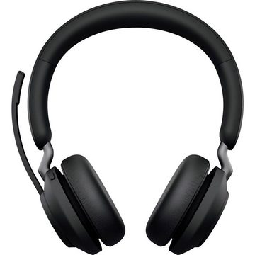 Jabra Evolve2 65 Stereo UC USB-A Bluetooth black Kopfhörer (Lautstärkeregelung, Batterieladeanzeige, Mikrofon-Stummschaltung)