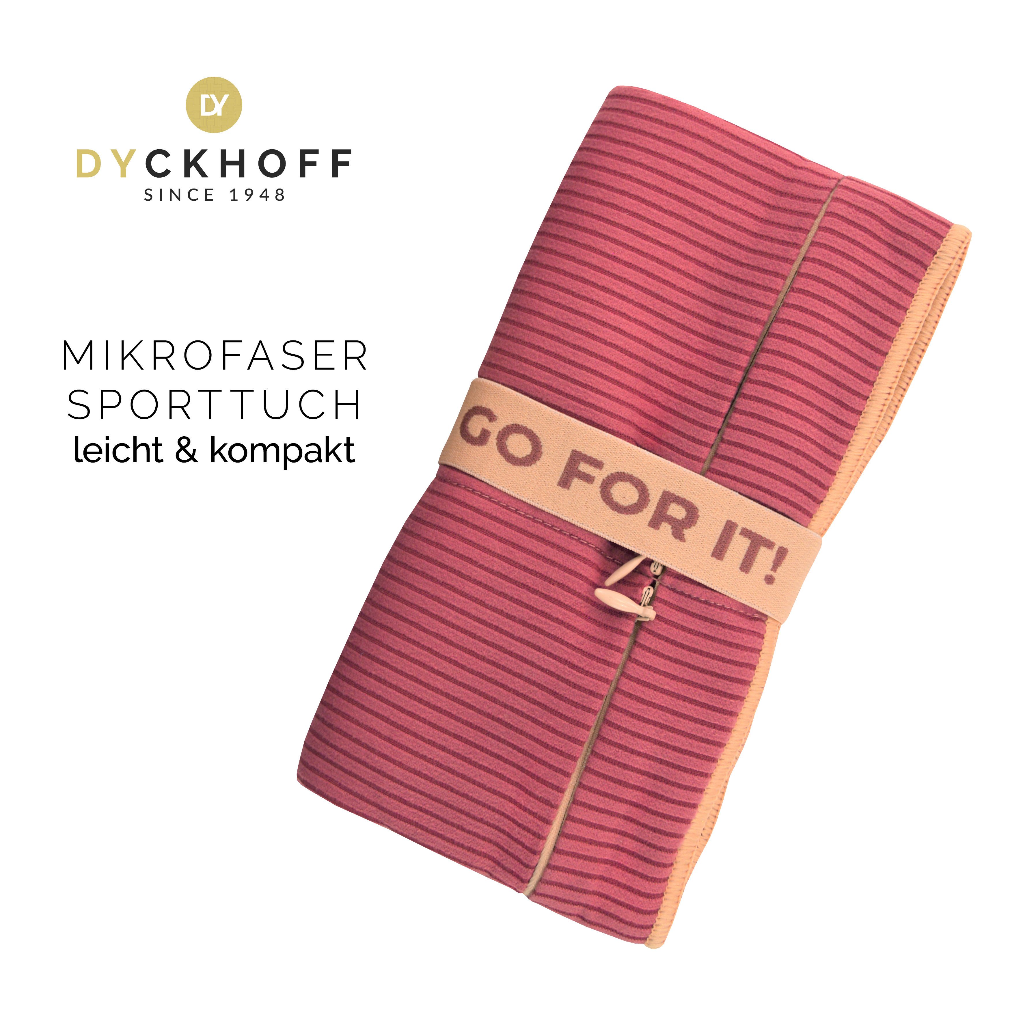 Dyckhoff Handtuch Mikrofaser Sporttuch Struktur, Microfaser (1-St), Mit Überstülpkapuze, Schnelltrocknend, Leicht, Reißverschlusstasche – Bild 2 von 5