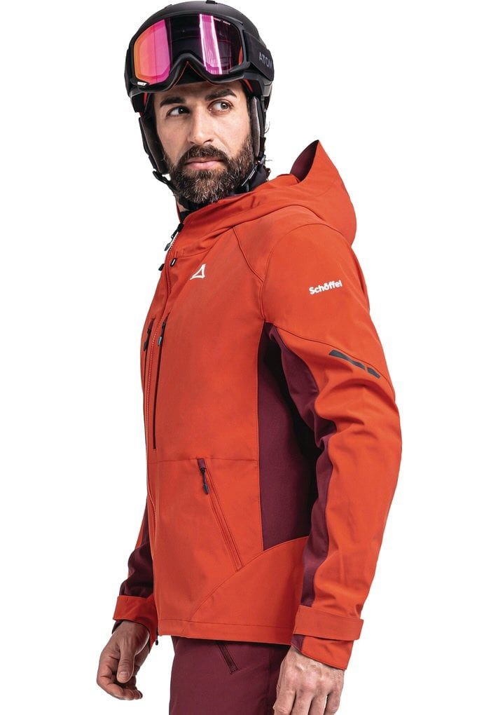 Schöffel Softshelljacke Matrei (hohe Atmungsaktivität) orange Herren