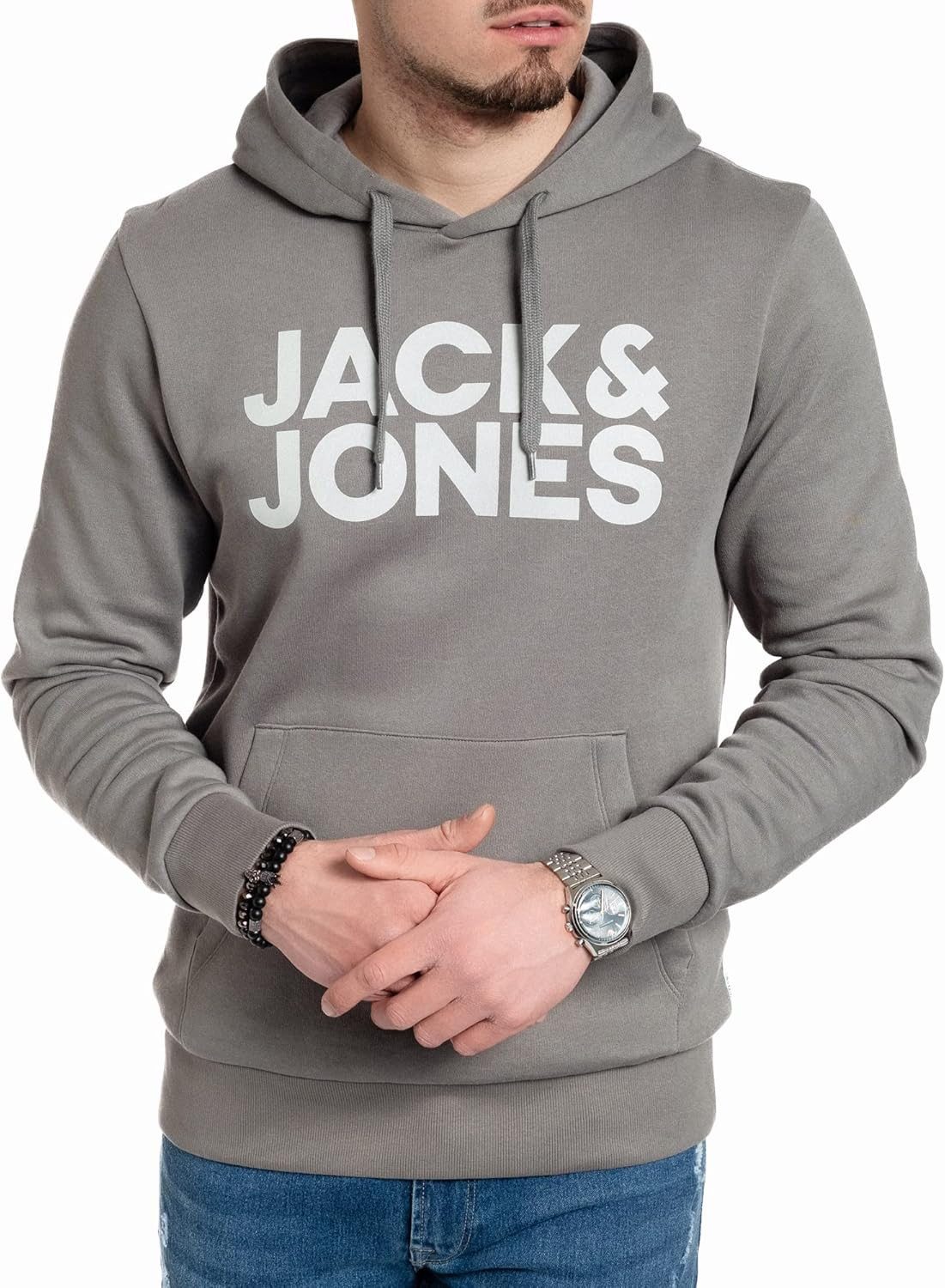 Jack & Jones Kapuzenpullover stilvolle Hoodies mit Logoprint (Spar Set, Dop günstig online kaufen