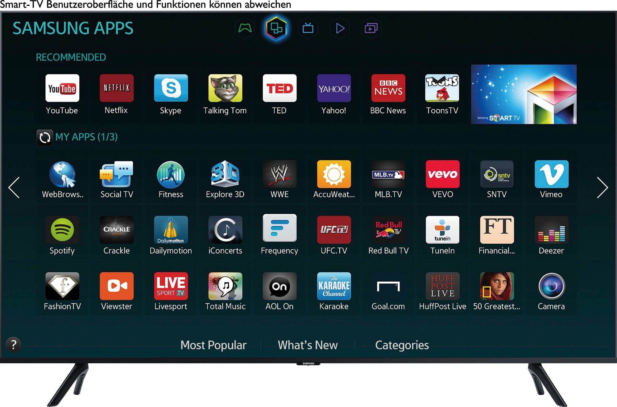 Samsung GU50TU8079 LED-Fernseher - Samsung 