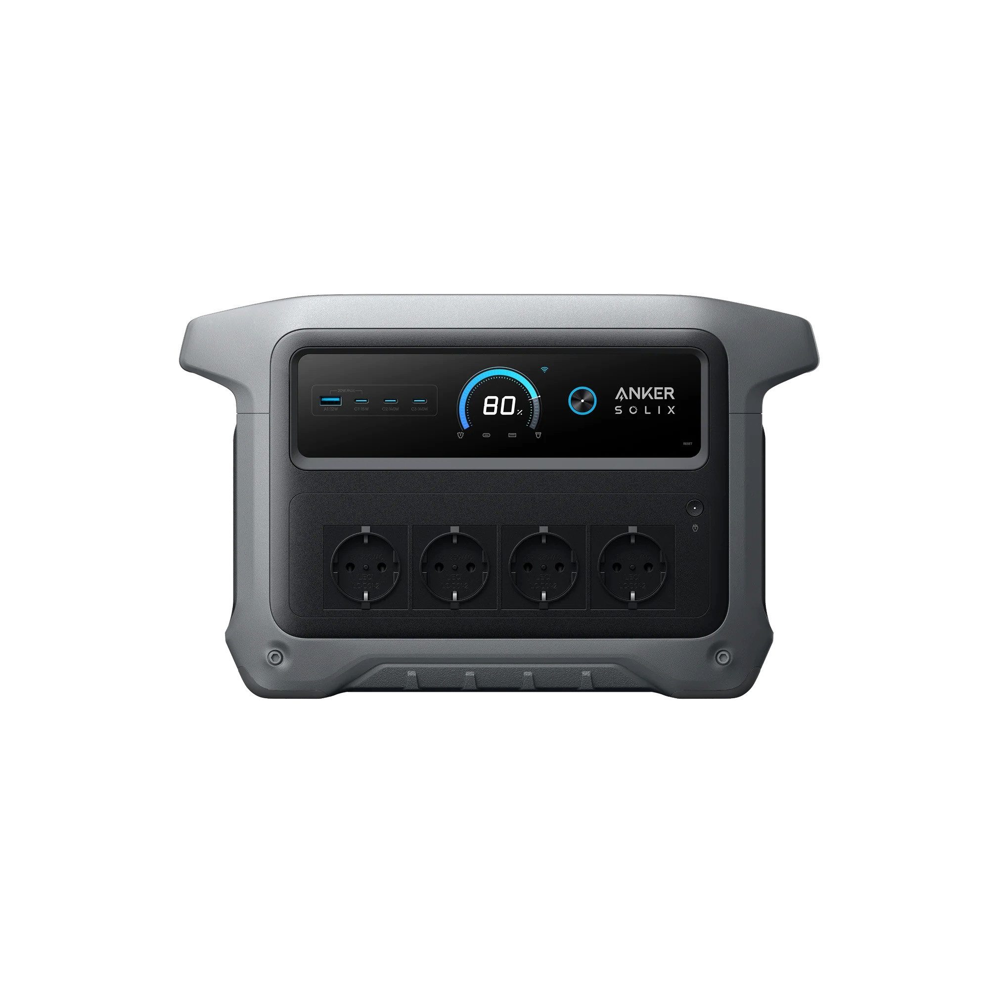 Anker Anker SOLIX C1000 Gen2 PowerStation 1024 Wh 2000W Powerbank Anker Solix C1000 Gen2 20000 mAh (5-230 V, 1 St), Insgesamt bis zu 9 Geräte gleichzeitig versorgbar