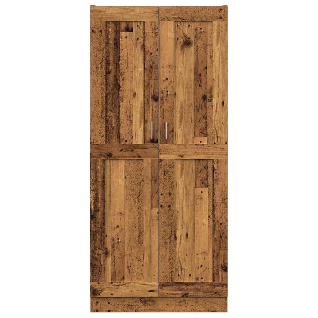 vidaXL Highboard NA Highboard Hochschrank Buffetschrank Anrichte Altholz-Optik 82,5x30