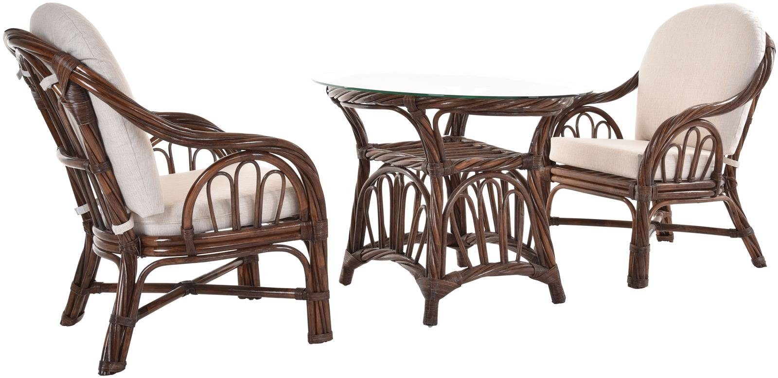 Krines Home Sitzgruppe »Wintergarten Rattangarnitur Twist