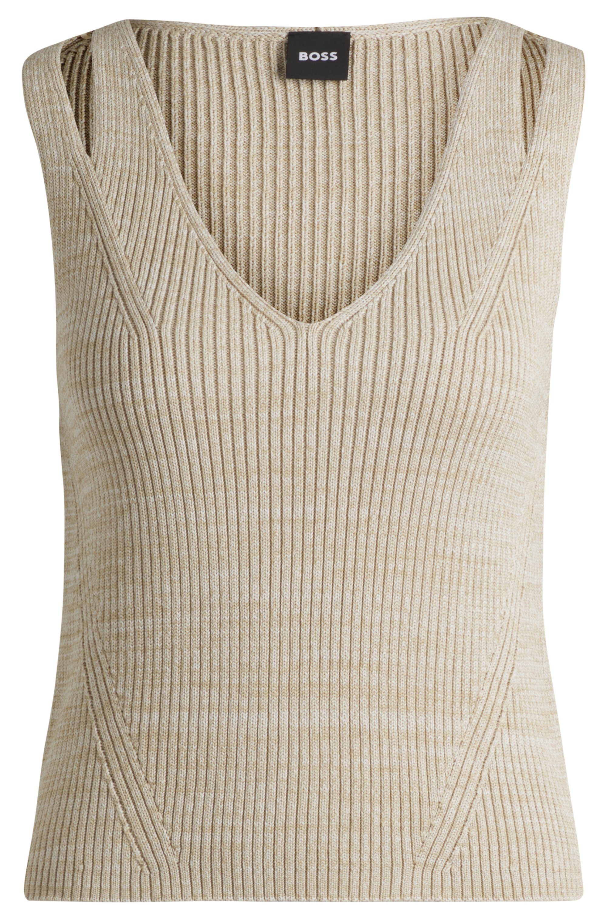 BOSS Strickpullover Flani