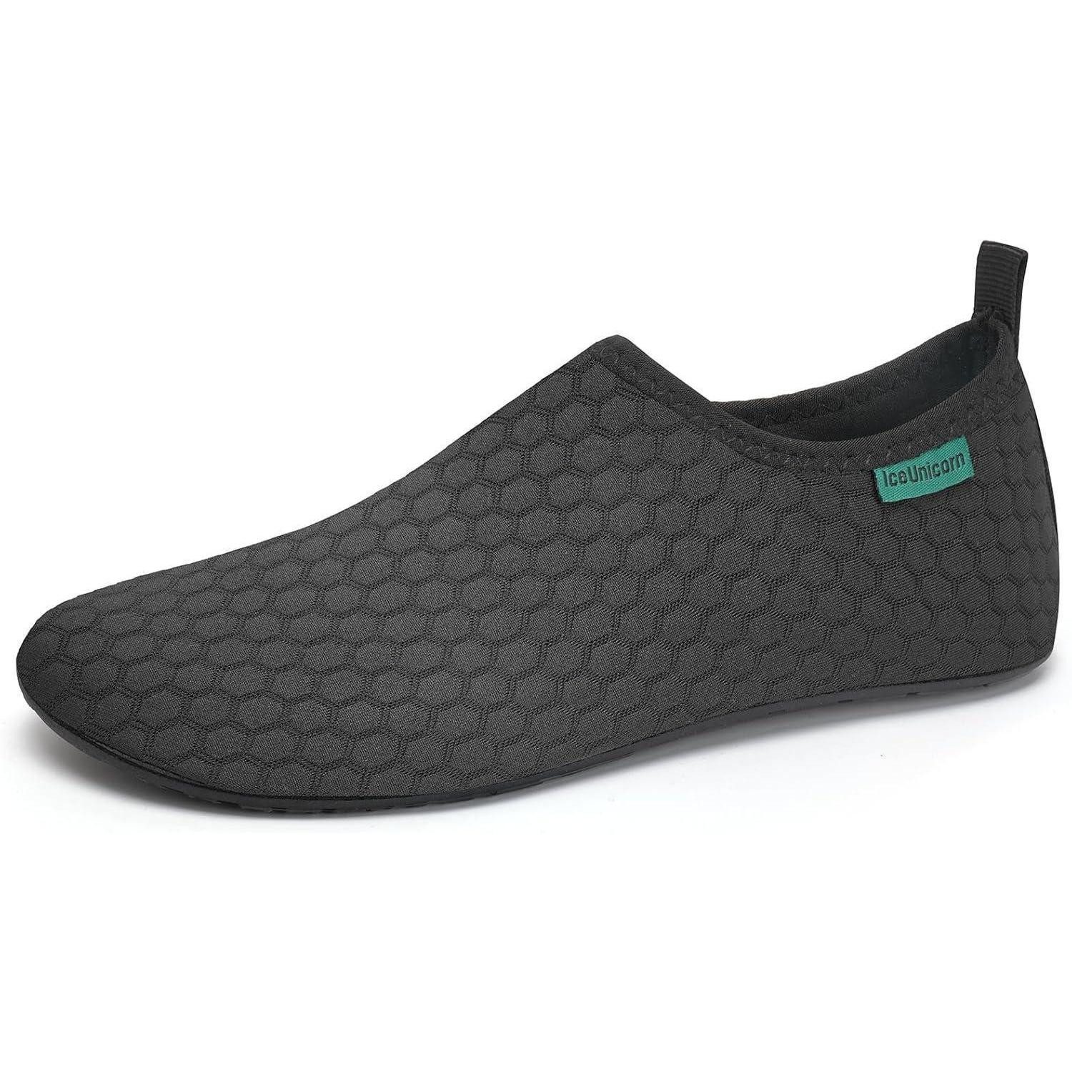 Badeschuhe Aquaschuhe Schwimmschuhe Herren Damen 46 47 EU 354schwarz Wasserschuh