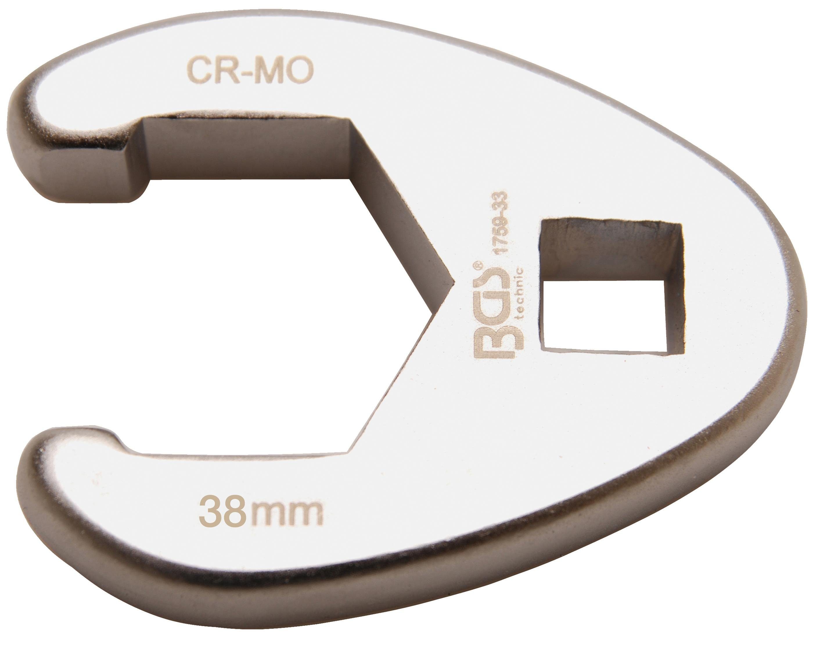 BGS technic Stecknuss Hahnenfußschlüssel, Antrieb Innenvierkant 20 mm (3/4), SW 38 mm