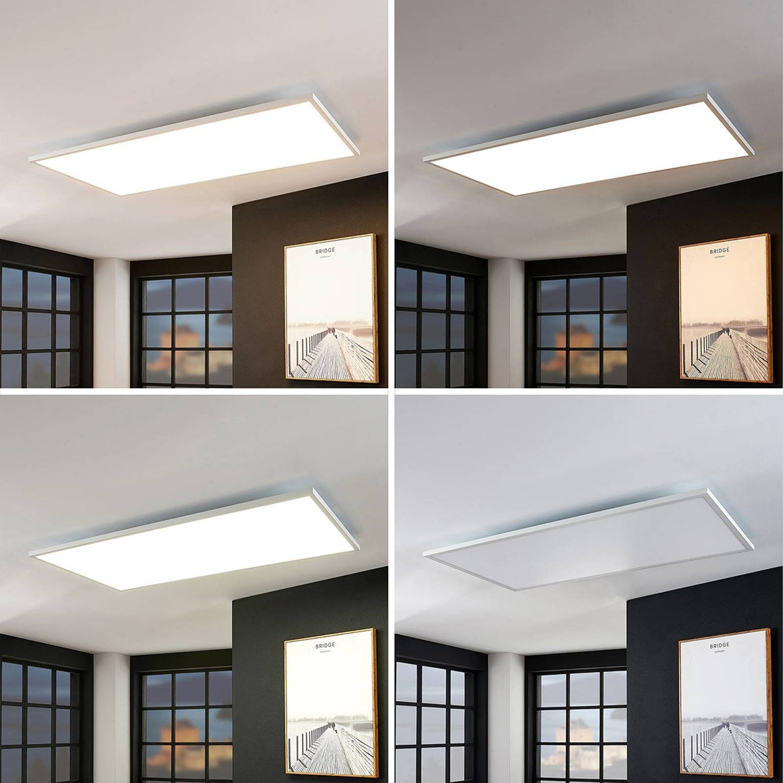 Arcchio LED Panel Brenda, Enthalten, LED 75 W gesamt, Farbwechsel RGB + weiß