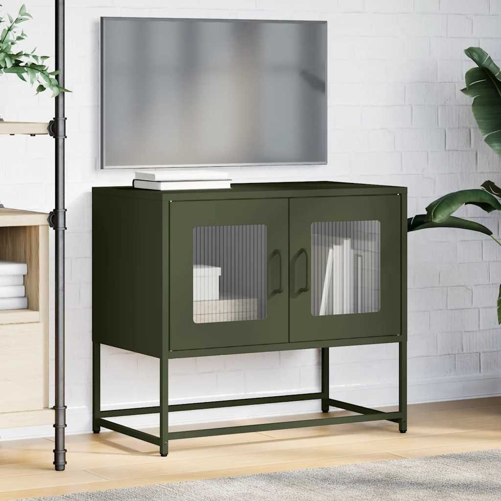 vidaXL TV-Schrank TV-Schrank Olivgrün 68x39x60,5 cm günstig online kaufen