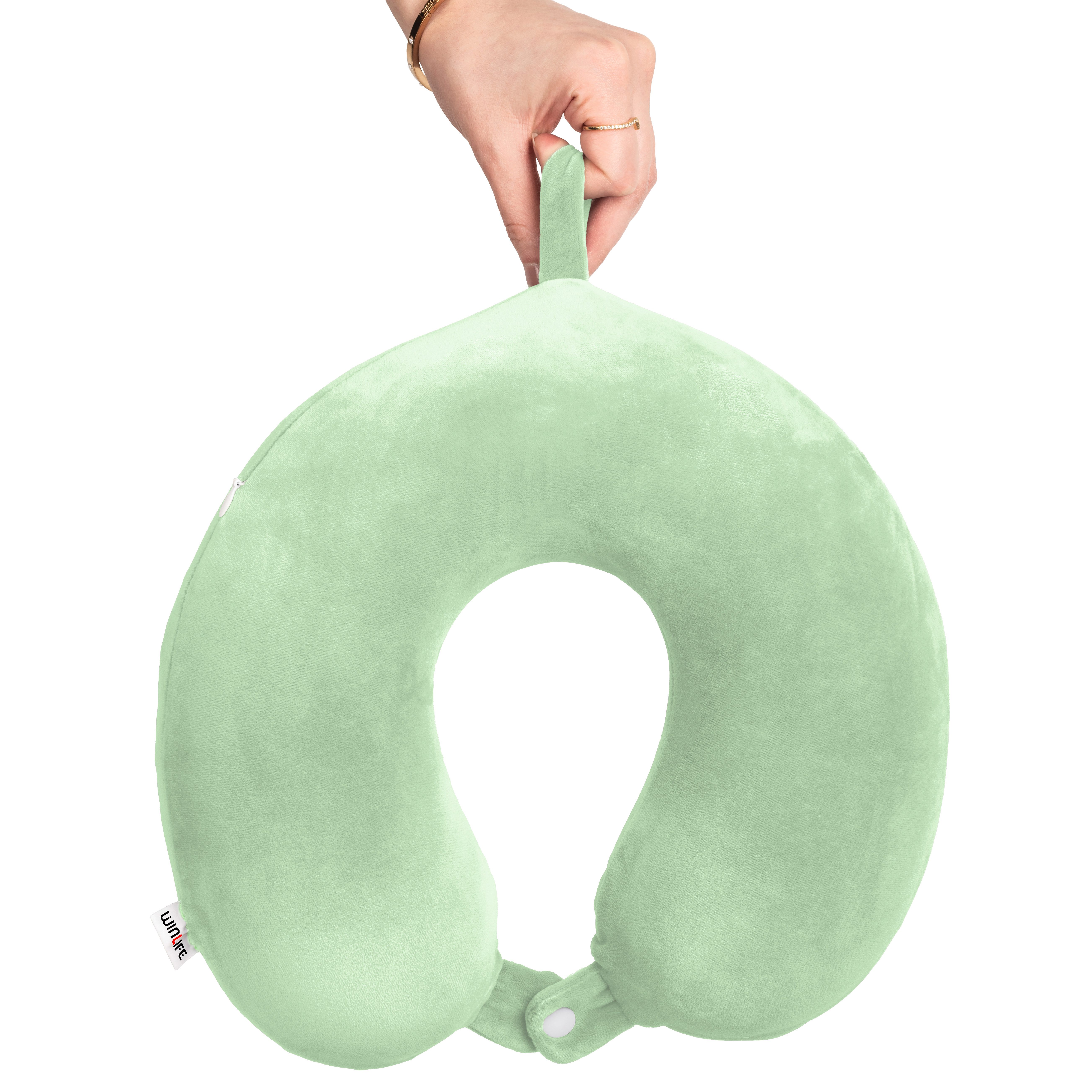 WINLIFE Reisekissen Memory Foam Nackenhörnchen Reisekissen Nackenrolle für günstig online kaufen