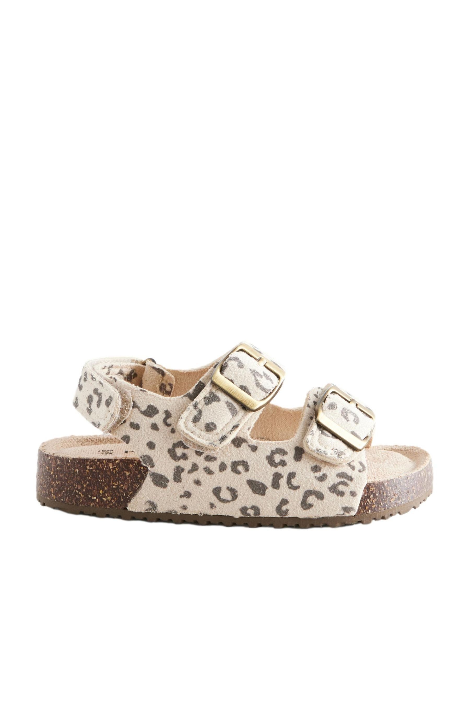 Sandalen mit zwei Riemen, weite Passform Sandale