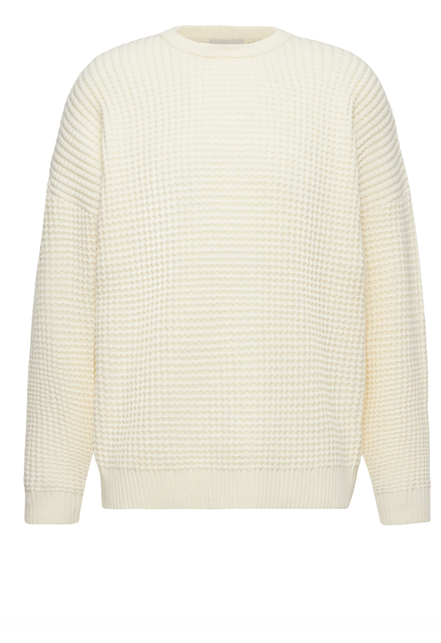 Drykorn Strickpullover mit Waffelstruktur (1-tlg)