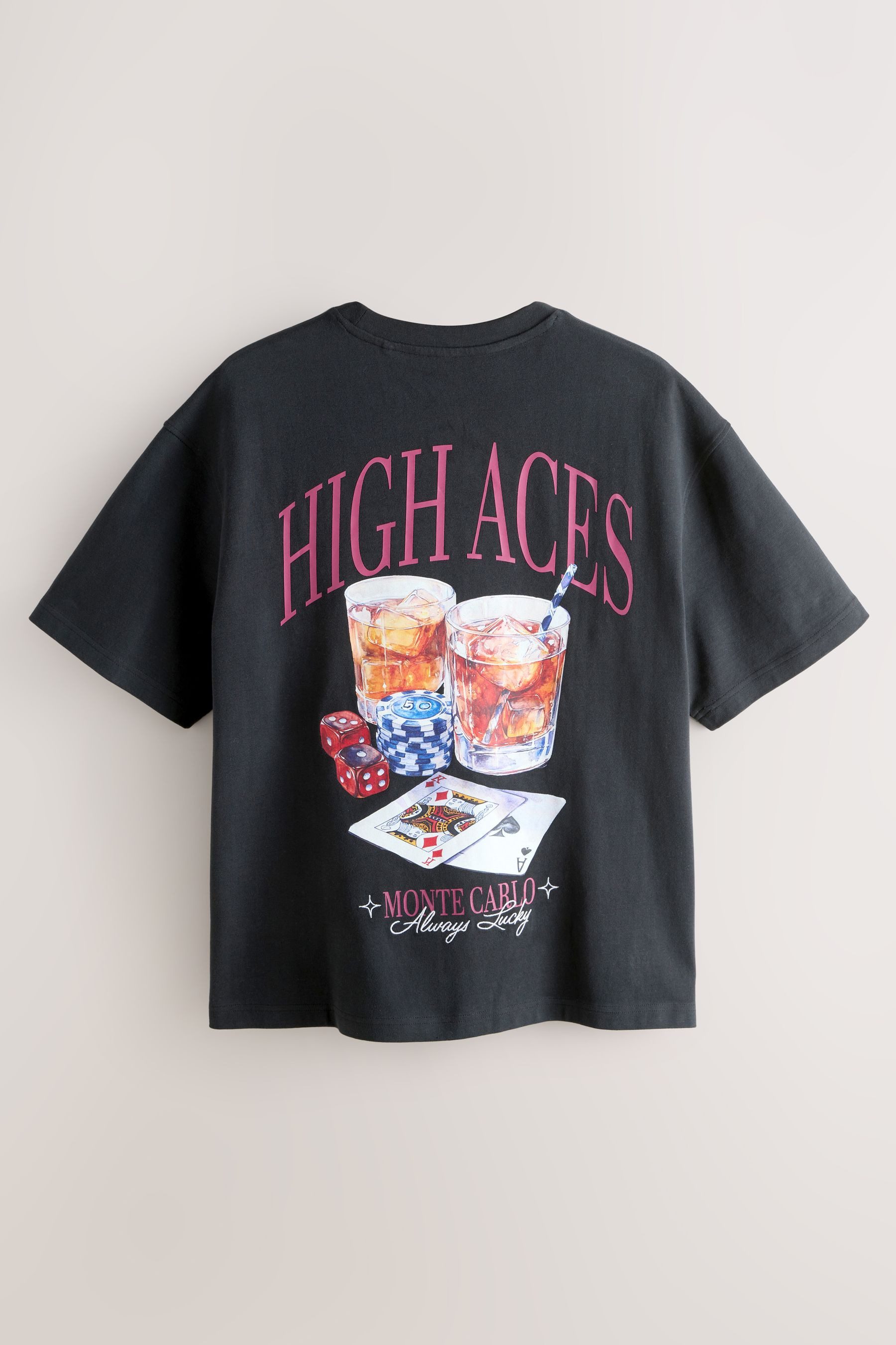Next Print-Shirt Schweres, kastiges T-Shirt mit Grafik-Print (1-tlg) günstig online kaufen