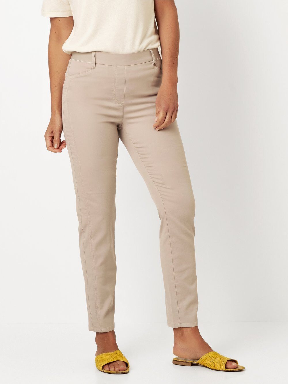 Relaxed by TONI Stretch-Hose Alice Slim 7/8 mit sportivem Gummibund