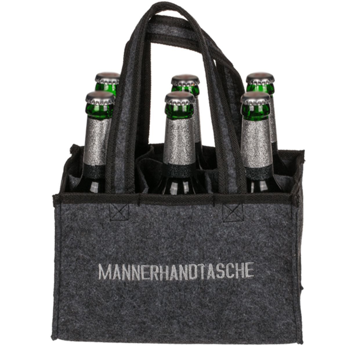 Out of the Blue Tragetasche Flaschenträger anthrazit 6 Flaschen Männerhandt günstig online kaufen