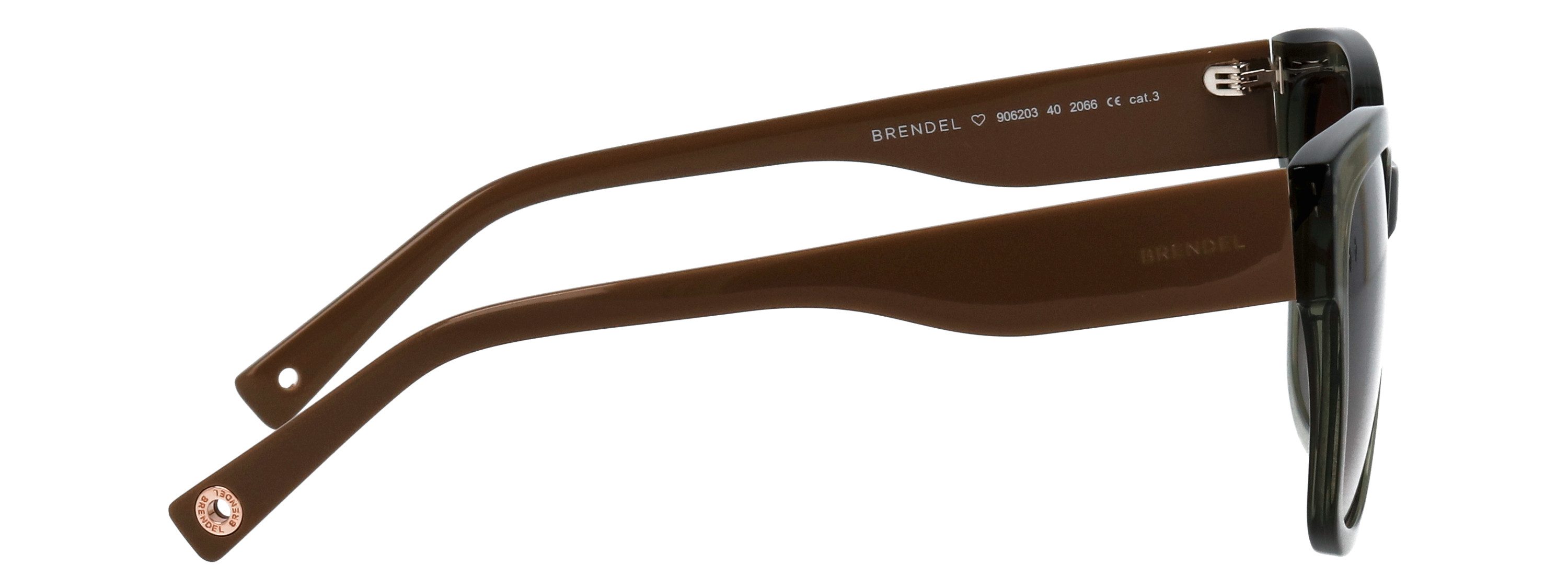 BRENDEL eyewear Sonnenbrille Modell 906203 Form Karree/Eckig, Logoschriftzug auf Bügel, Kunststofffassung – Bild 4 von 4