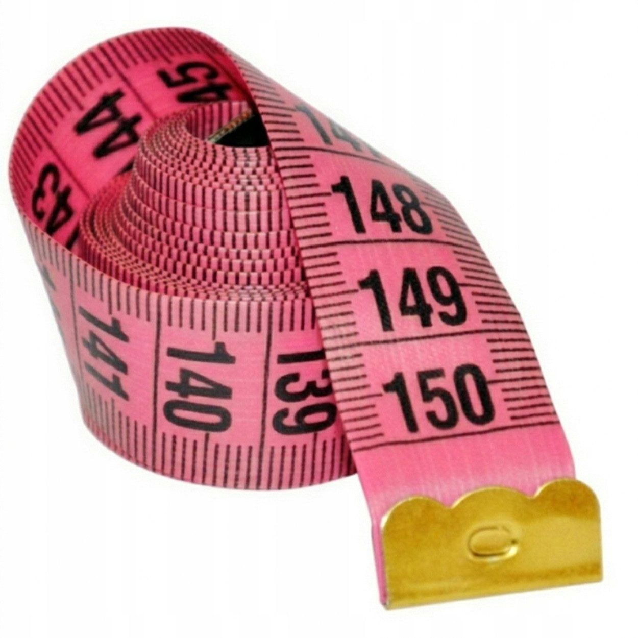 Hard-er Körpermaßband Schneidermaßband 150 cm beidseitig mit Aufbewahrungsbox Rosa, für Nähen, Schneidern und präzise Körpermessungen geeignet