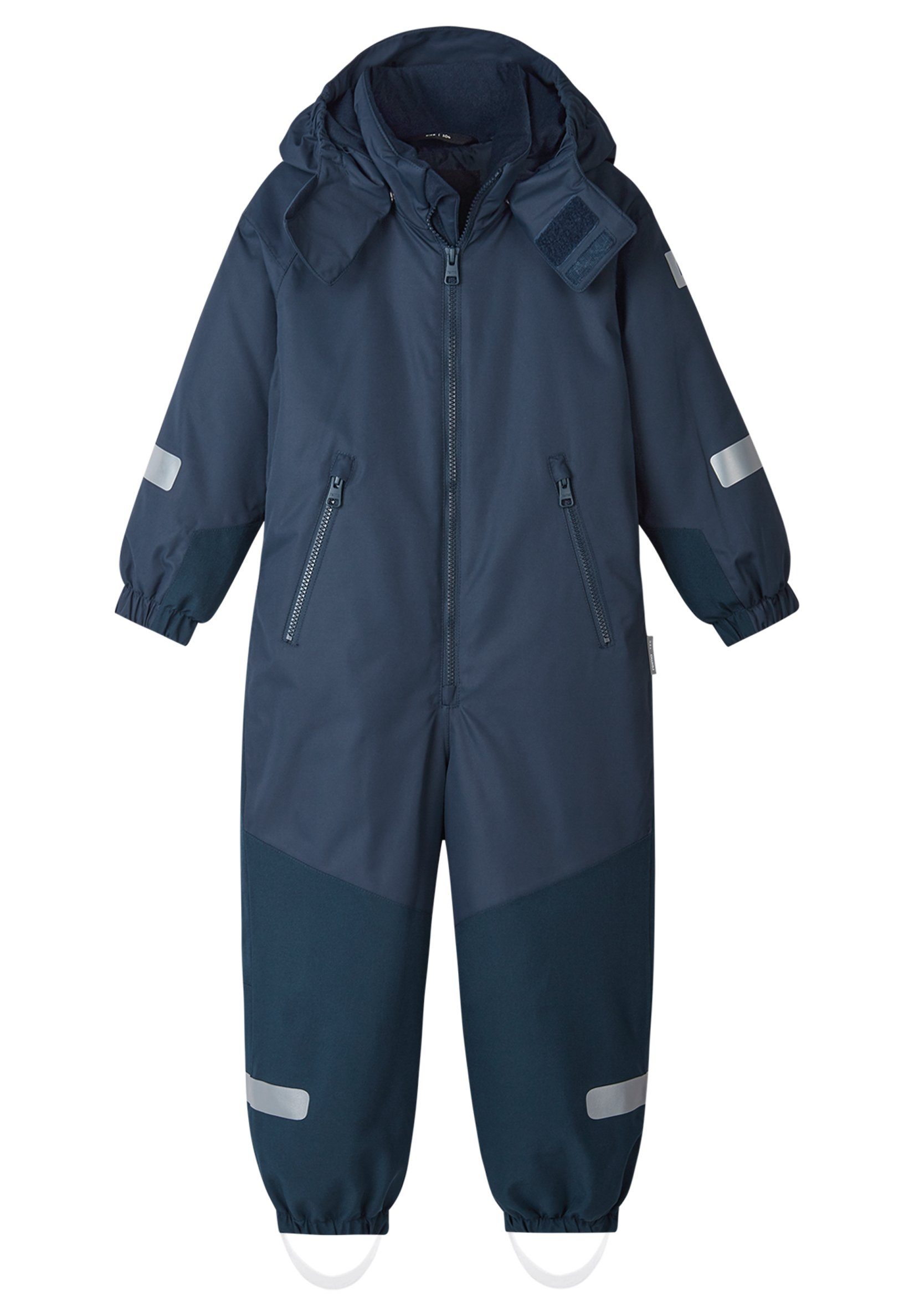 reima Schneeoverall Kauhava wasserdicht, wärmend Logo-Applikation Navy und atmungsaktiv