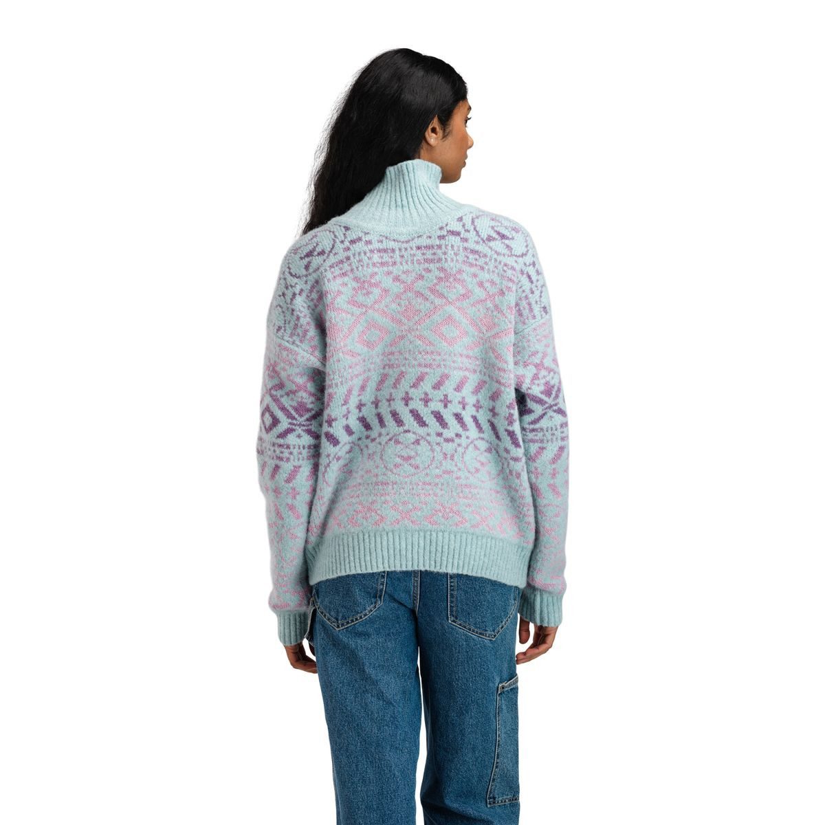 Dale of Norway Fleecepullover Highland Feminine Sweater Eleganter Damenpullover aus Alpaka-Mischung mit traditionellem Design