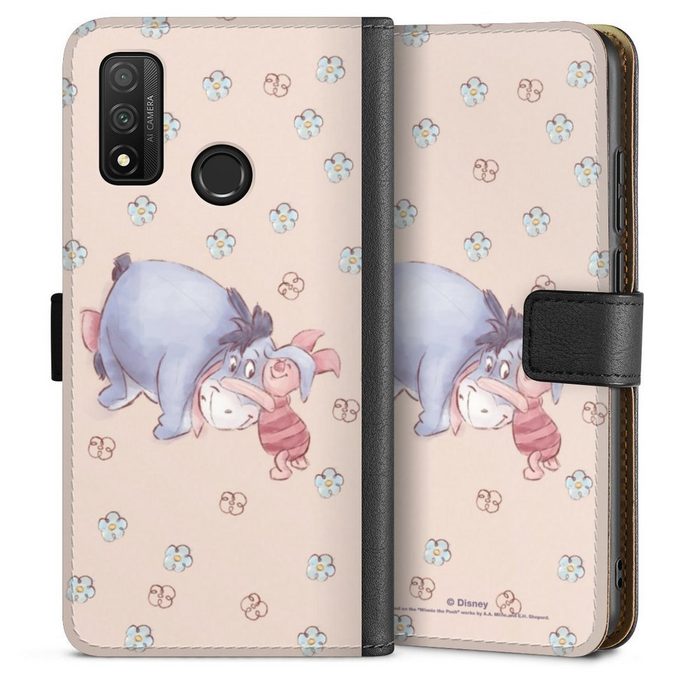 DeinDesign Handyhülle Disney Winnie Puuh Ferkel Esel I ahh und Ferkel Huawei P Smart (2020) Hülle Handy Flip Case Wallet Cover
