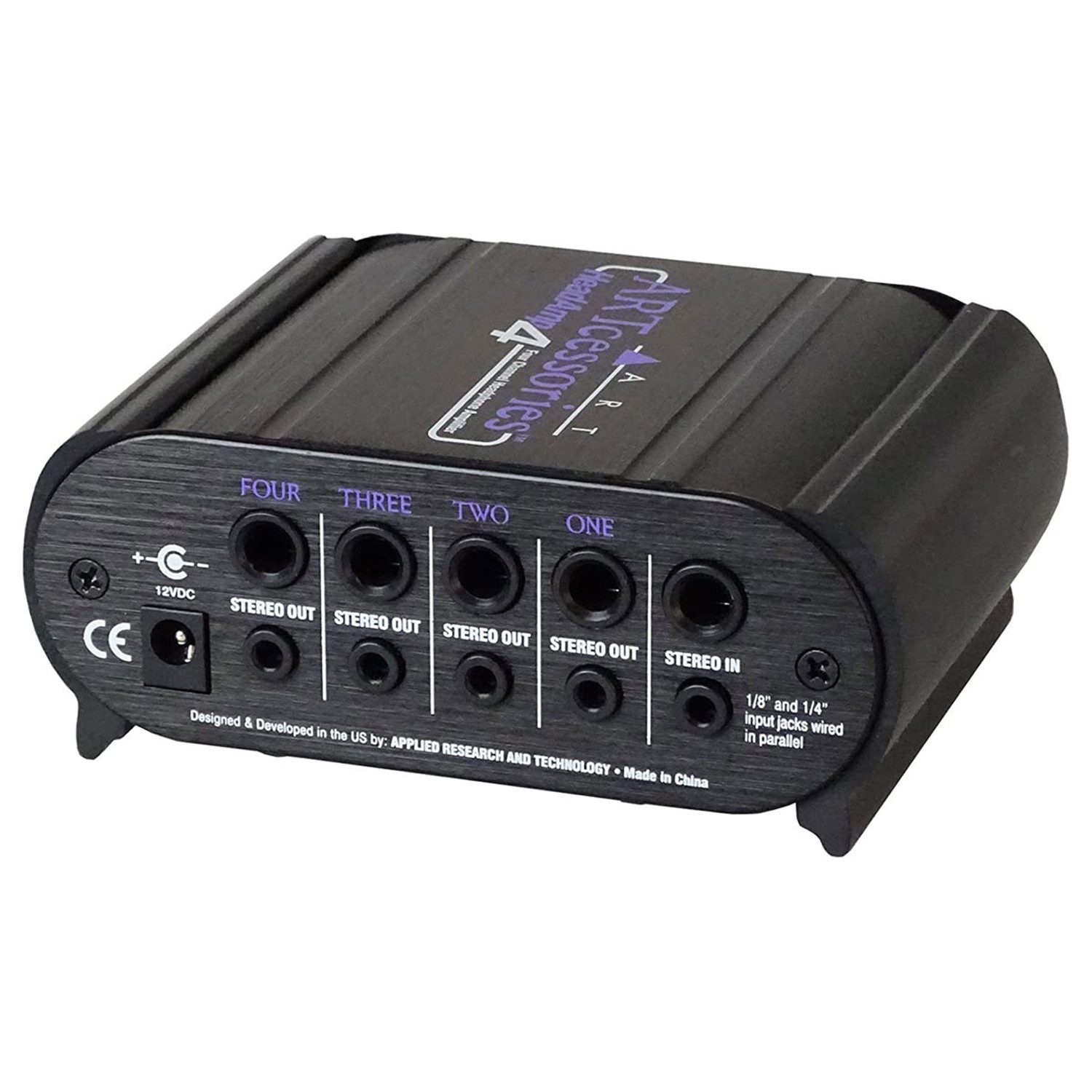 Art Audio ART HeadAMP 4 Kopfhörer-Verstärker Kopfhörerverstärker (Anzahl Kanäle: 4, 0 W, Inklusive 12V Netzteil)