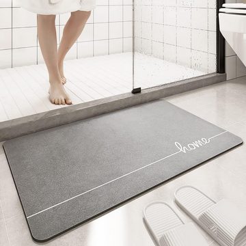 Zeltteppiche Badezimmer-Bodenmatte, super saugfähig und rutschfest, 40 x 60 cm, KIKI