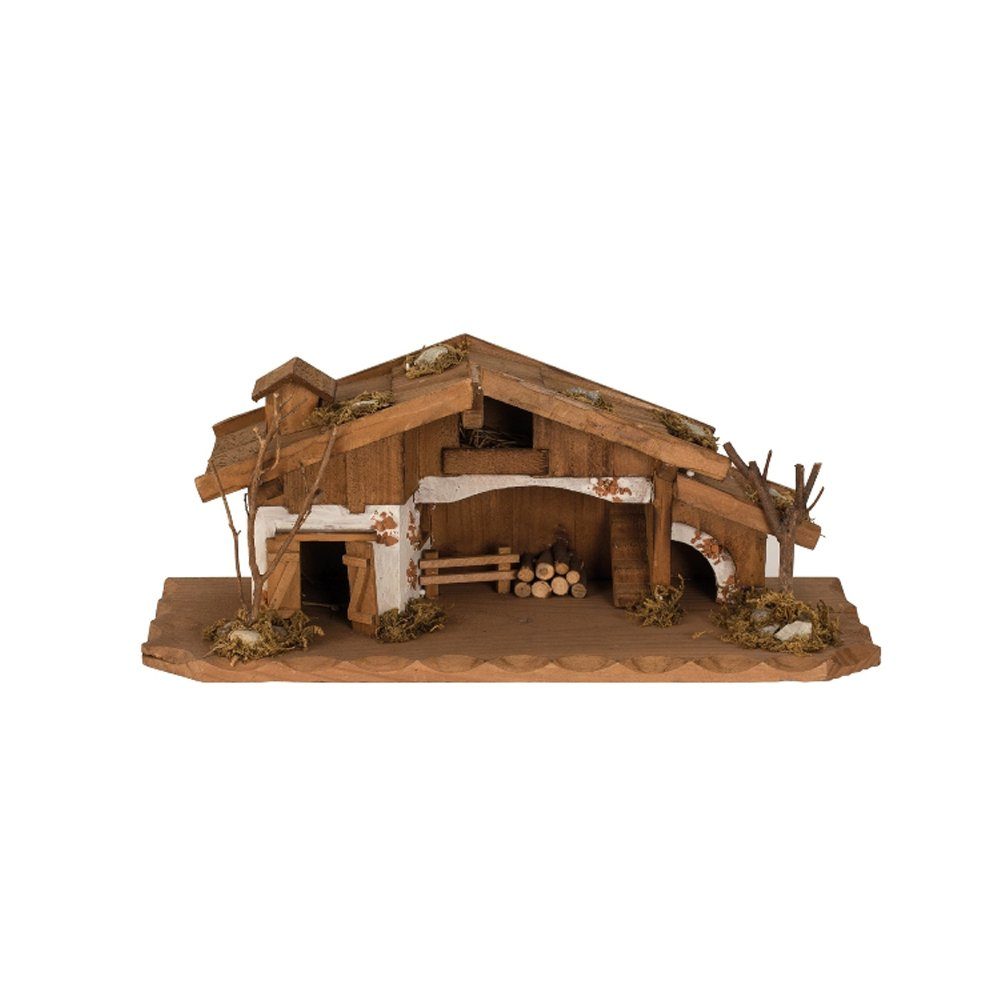 LB H&F Lilienburg Krippe Weihnachtskrippe Bergbauern Krippe Tischkrippe
