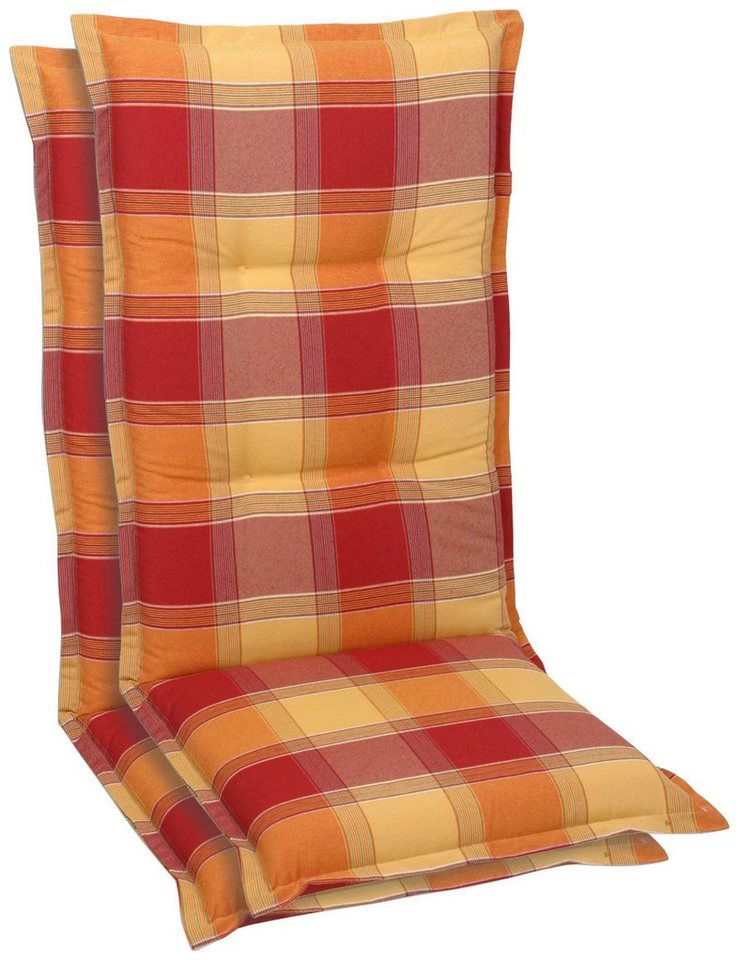 GO-DE Hochlehnerauflage, (Set, 2 St., Auflage für Hochlehner, OTTOs Choice), 50 cm x 7 cm x 120 cm