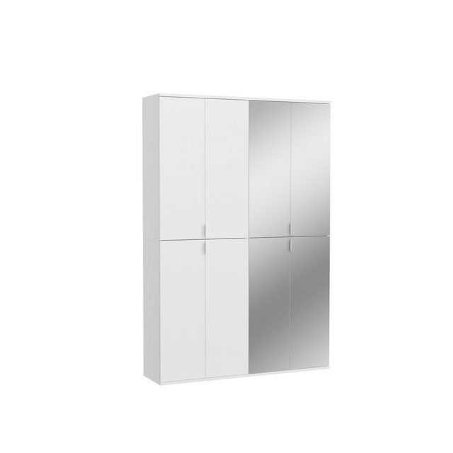 Mehrzweckschrank-Set Projekt X ¦ weiß ¦ Maße (cm): B: 122 H: 193 T: 34.0 S günstig online kaufen