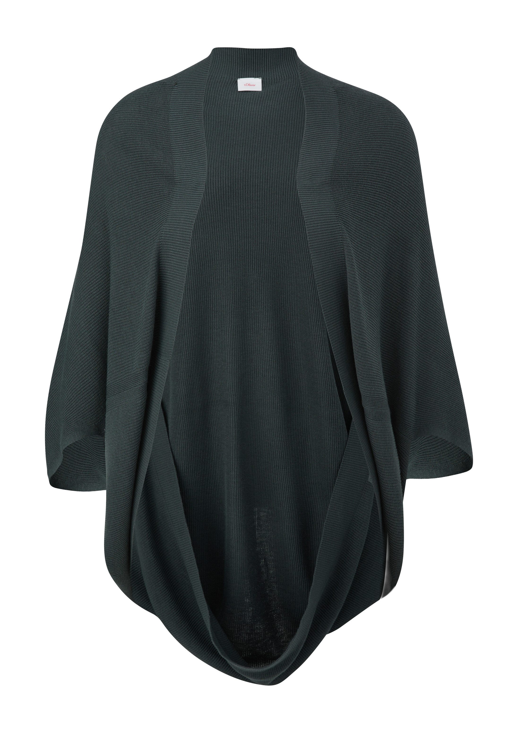 s.Oliver Poncho Indoor-Poncho Poncho in Strickmuster