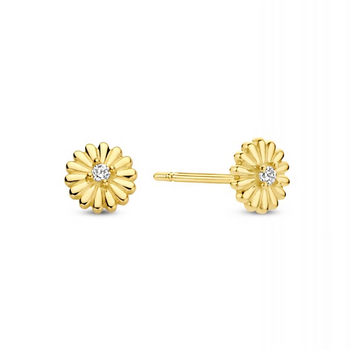 NICEANDnoble Paar Ohrstecker 585er Gelbgold kleine Ohrstecker Margeriten Zi günstig online kaufen