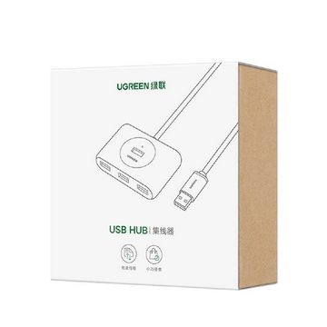 COFI 1453 USB 3.2 Gen 1 HUB 4x USB Verteiler Super Speed Adapter USB-HUB, weiß HUB