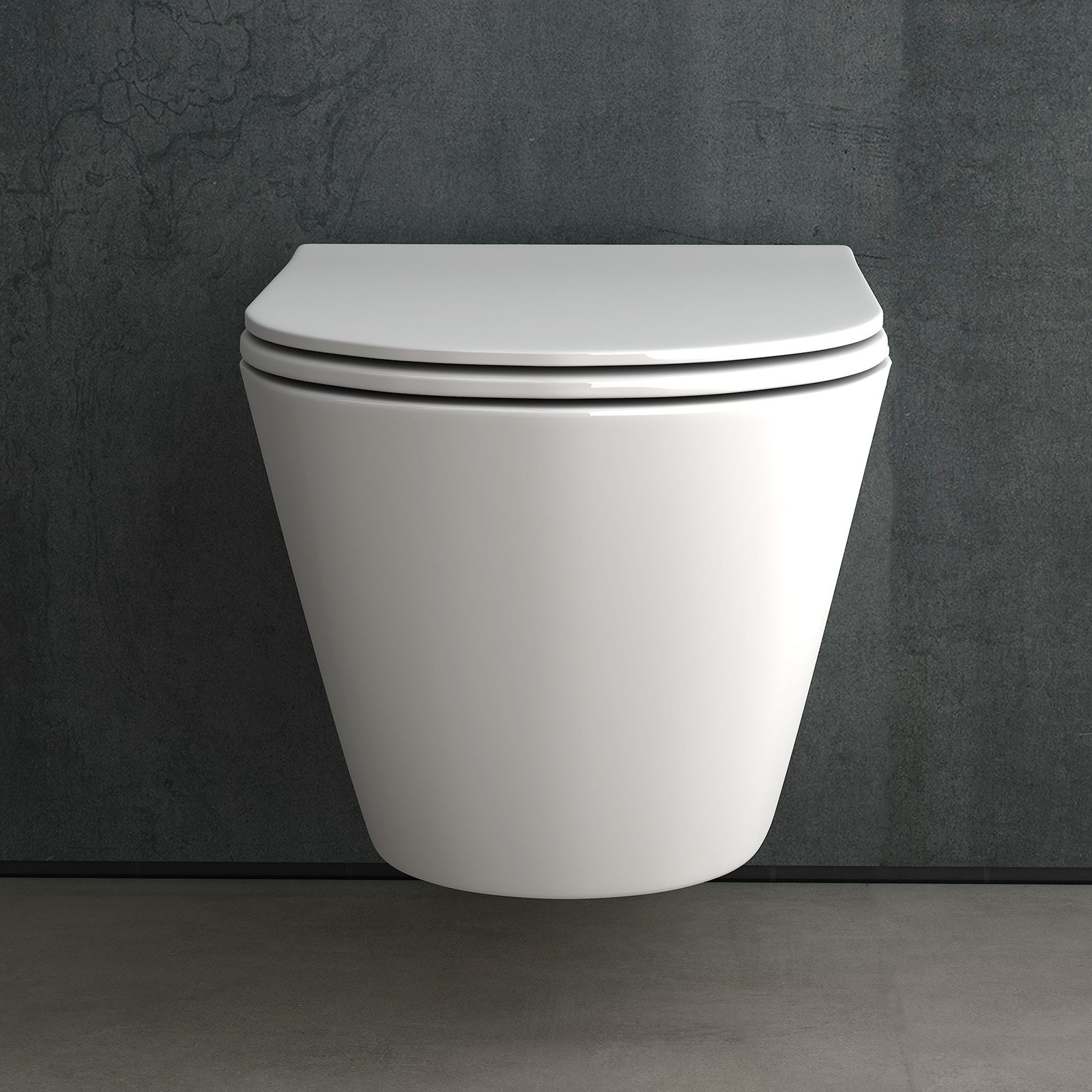 Alpenberger Tiefspül-WC Wand WC Spülrandlos - günstig online kaufen