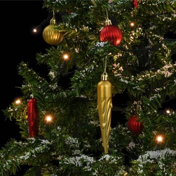 DOTMALL Künstlicher Weihnachtsbaum Tannenbaum mit Schirmfuß und 70 Zweigen, Höhe 140 cm