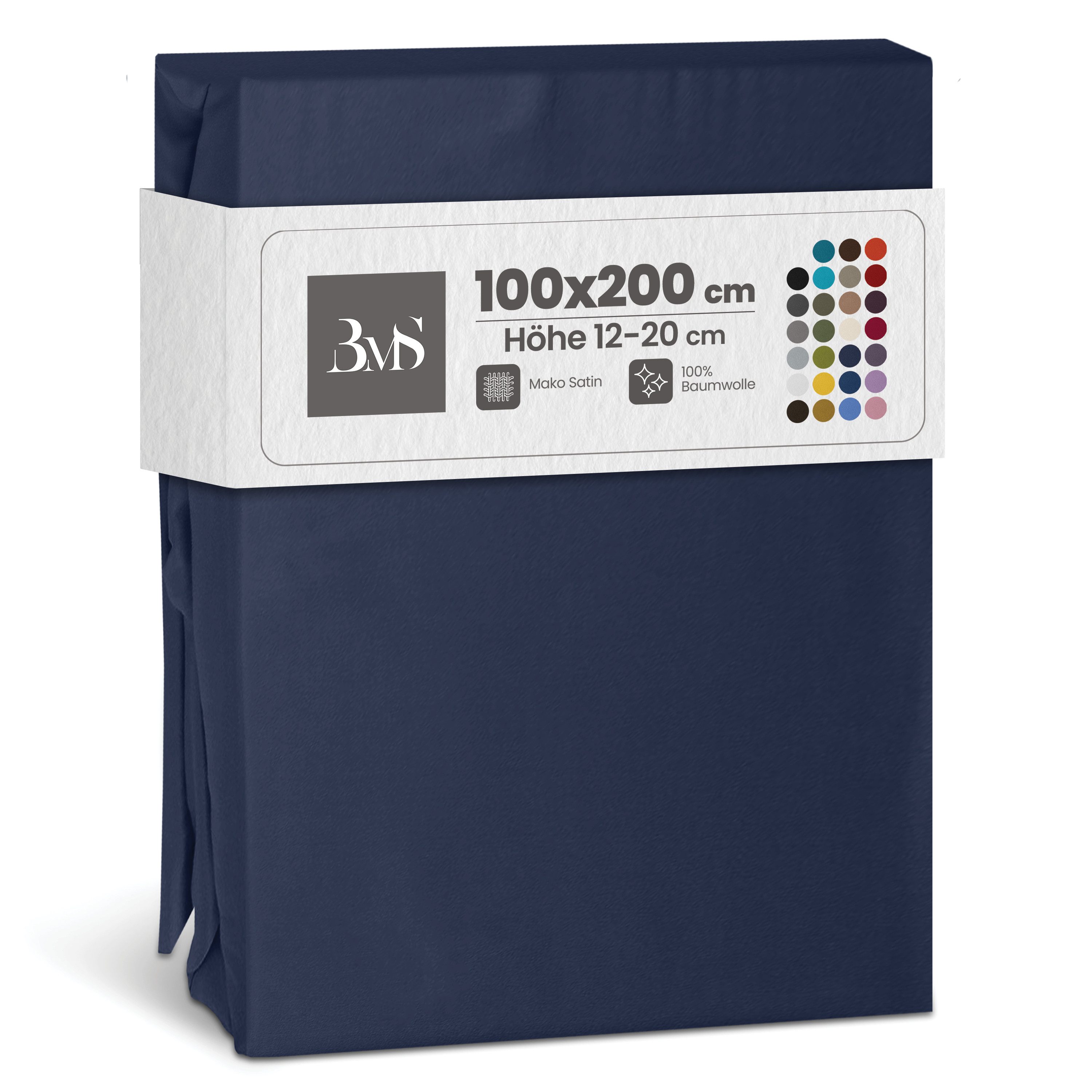 BETTWAESCHE-MIT-STIL Spannbettlaken Mako Satin Spannbettlaken, Matratzenhöh günstig online kaufen