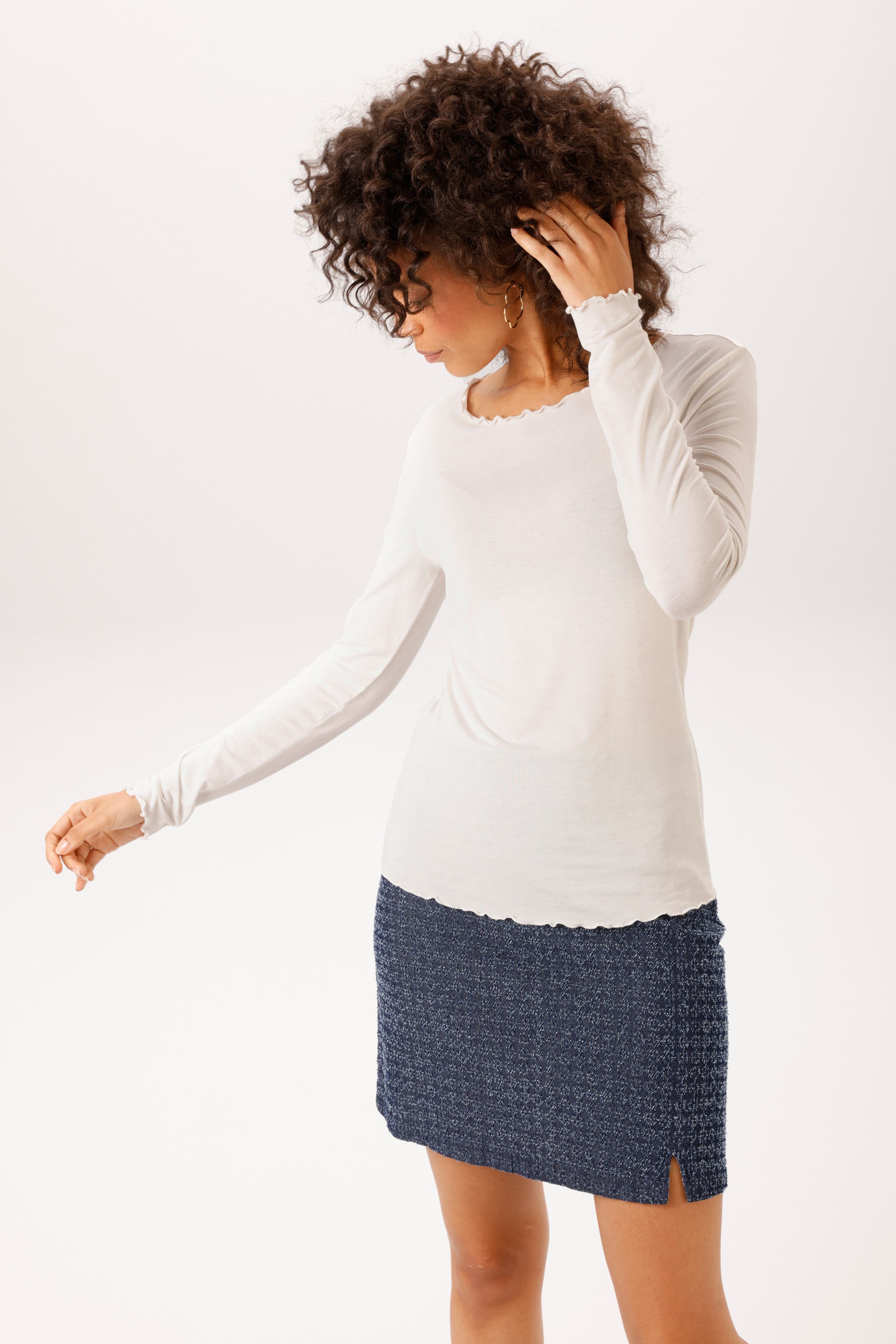 Aniston CASUAL Langarmshirt mit gewellten Abschlüssen - NEUE KOLLEKTION. € 17,99, (€ 17,99 pro 1 Stk).
