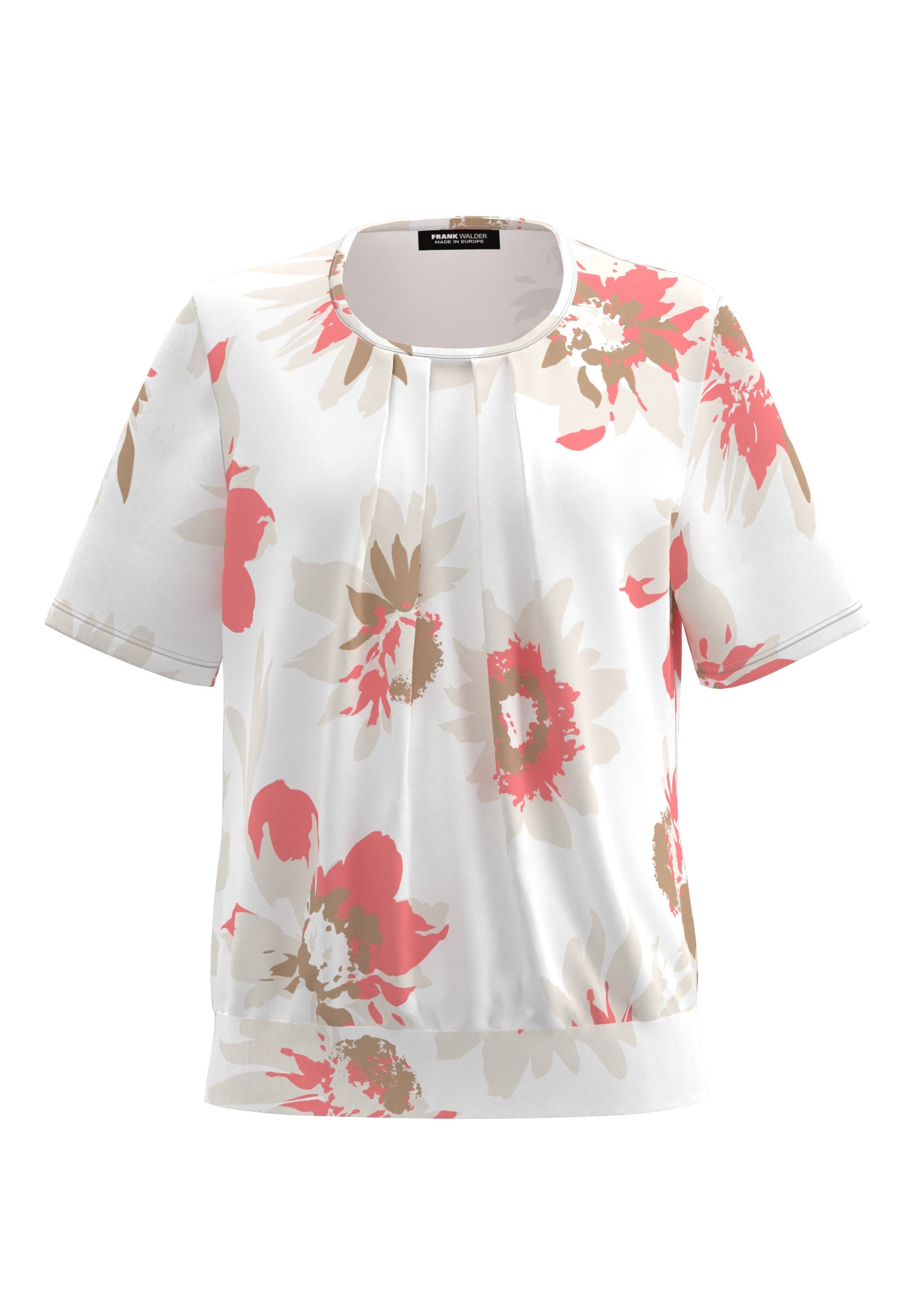 FRANK WALDER Blusenshirt mit elastischem Bund