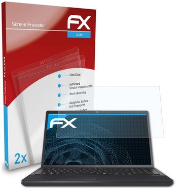 atFoliX Schutzfolie Displayschutz für Fujitsu Lifebook A3510, (2 Folien), Ultraklar und hartbeschichtet