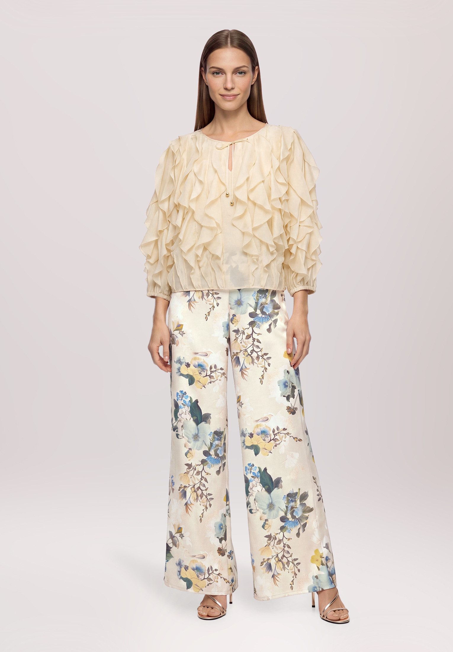 Vera Mont Marlene-Hose Damen mit Blumenprint