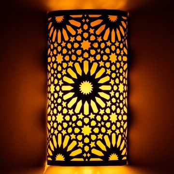 Marrakesch Orient & Mediterran Interior Wandleuchte Orientalische Wandleuchte Yazid, Wandlampe, Orientalische Lampe, Handarbeit