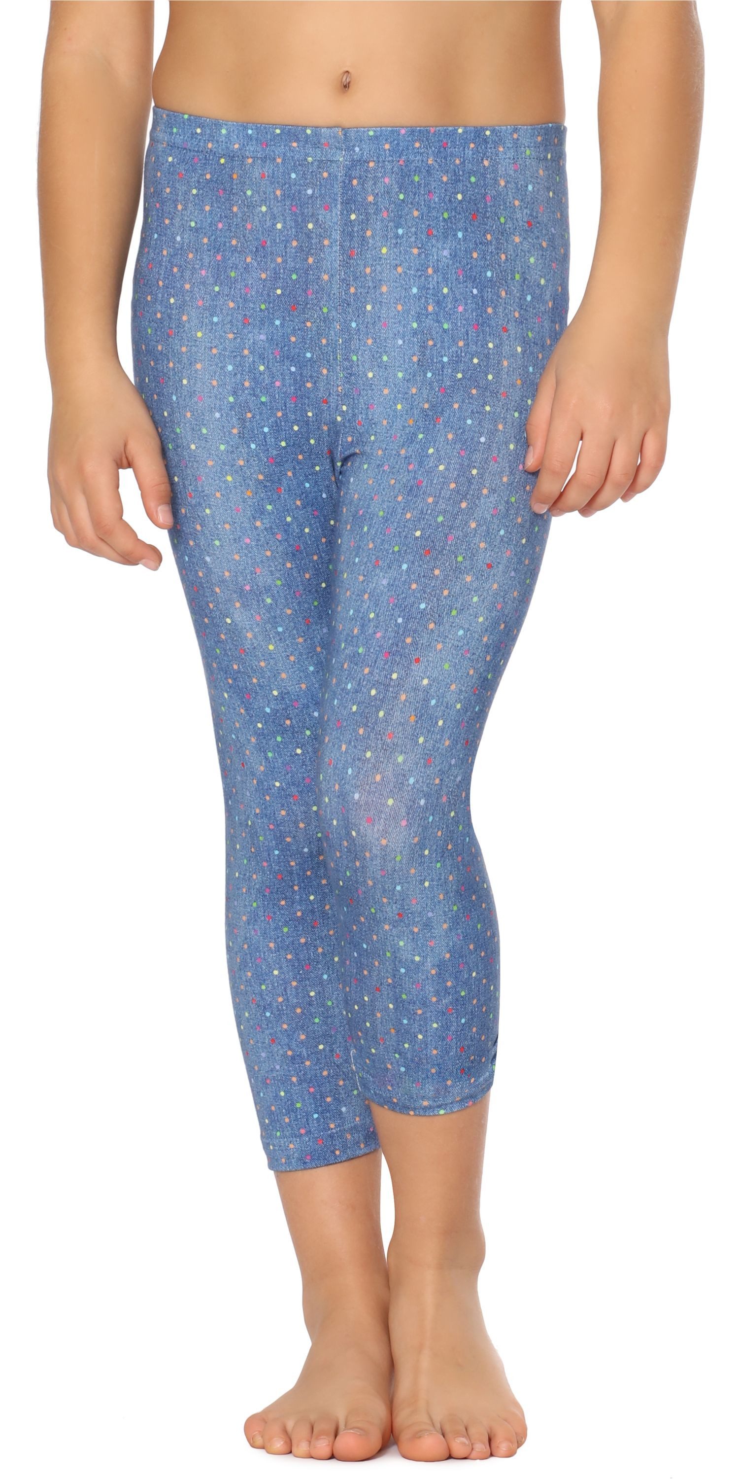 Leggings Mädchen 3/4 Capri Leggings MS10-405