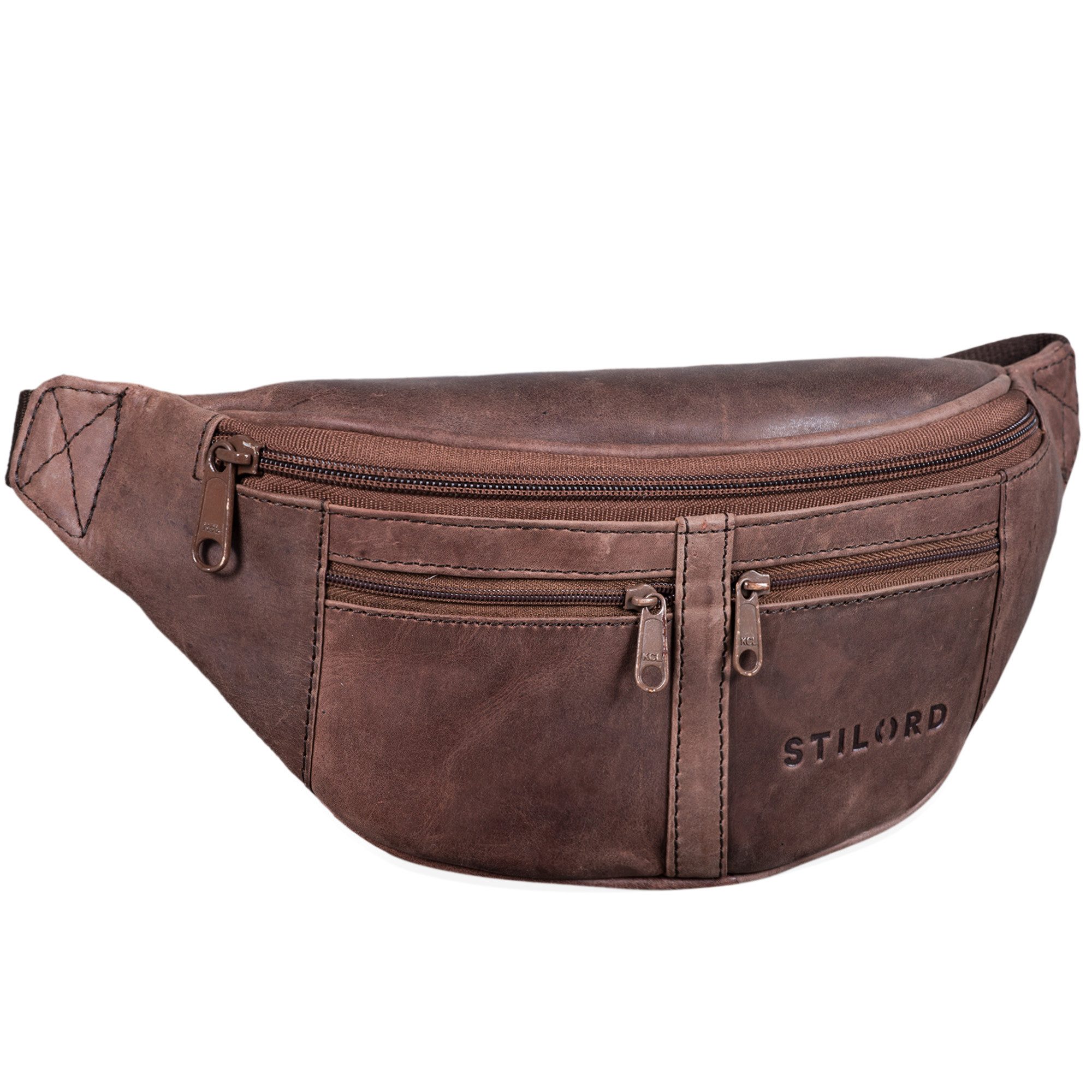 Bauchtasche "Echo" Vintage Bauchtasche Hüfttasche Leder