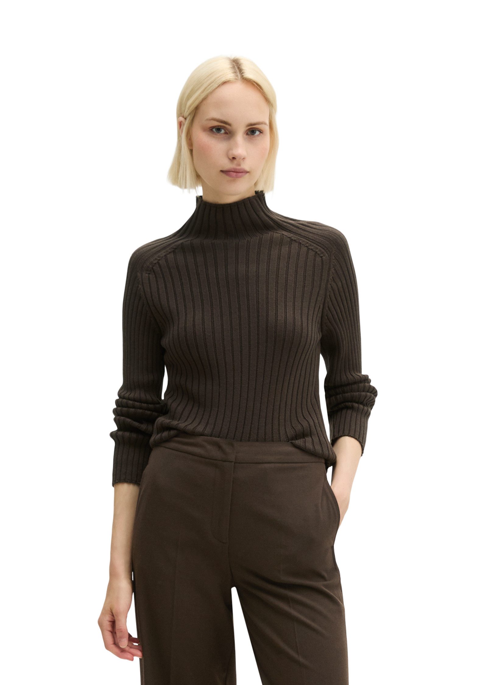Marc O'Polo Stehkragenpullover aus Heavy Weight Cotton