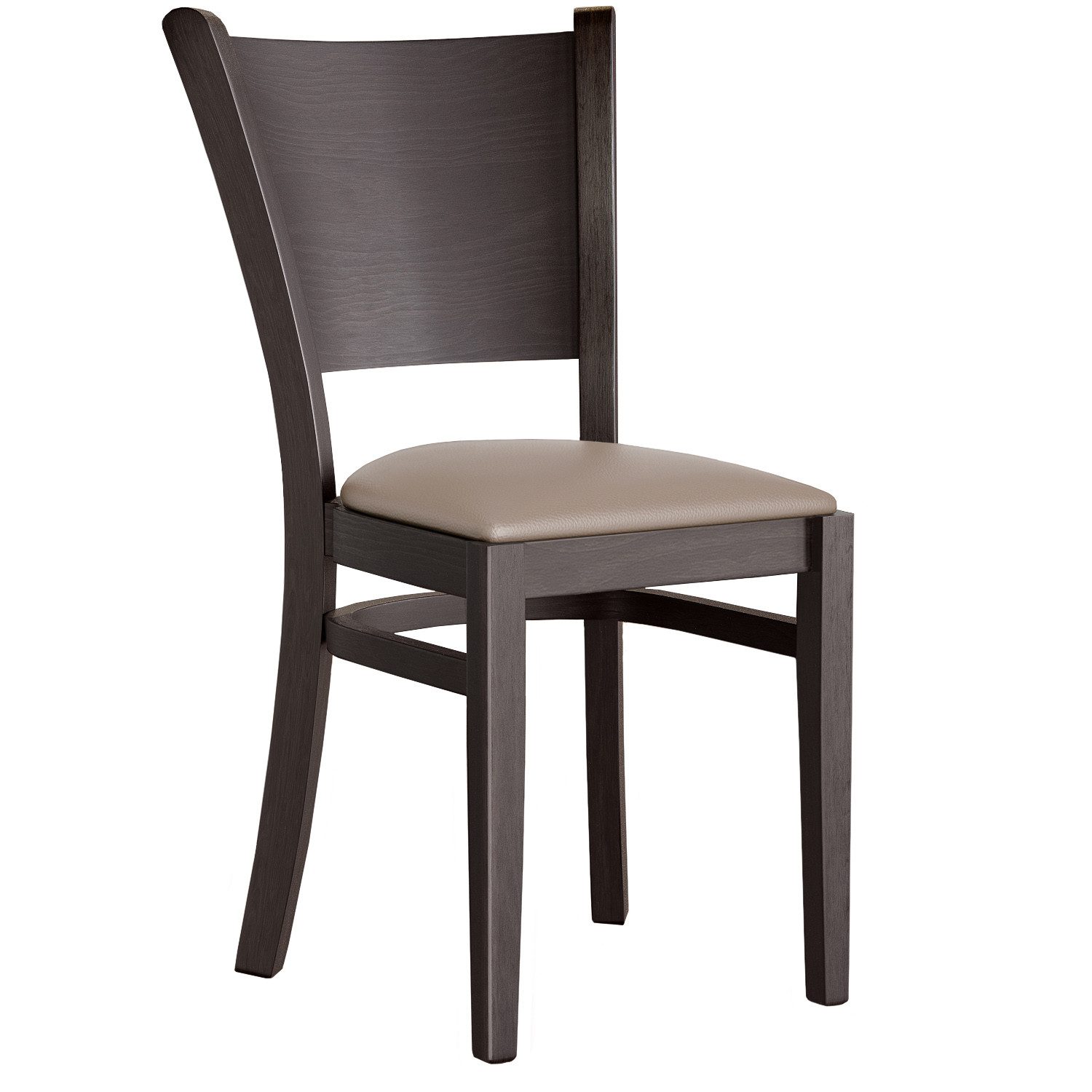GGMMÖBEL Bistrostuhl Armando stack Kunstleder, 2er-Set Innen Hohe Tragkraft/Langlebig