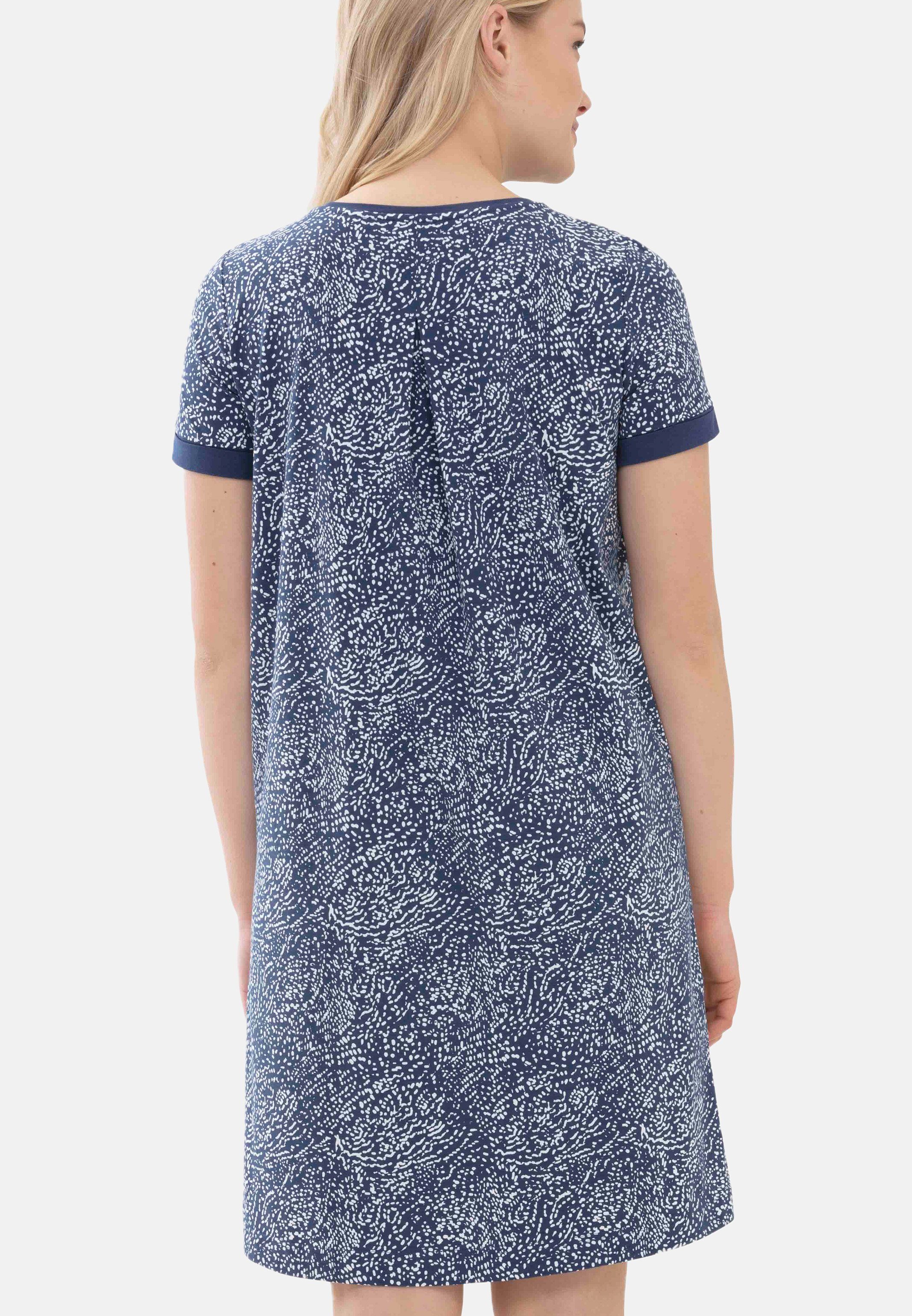 mit (1-tlg) - Mey Kayla Nachthemd grafischem Pyjamaoberteil Nachthemd - Baumwolle Allover-Print