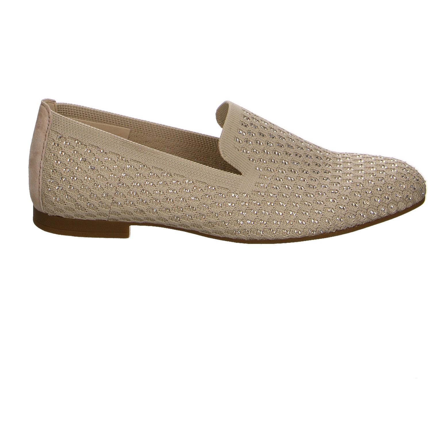 Gabor Fashion Metallic, Glanzleder Slipper beige Slipper