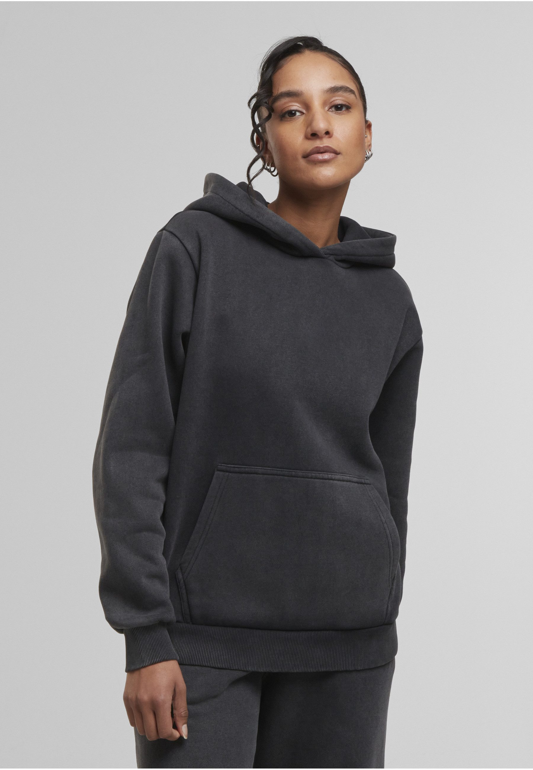 URBAN CLASSICS Kapuzensweatshirt Urban Classics Ladies Vintage Heavy Hoody