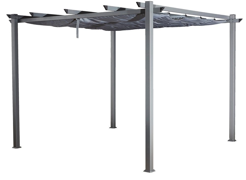 Jet-Line Pavillon Pavillon Gartenpavillon 3x4m Luxor anthrazit aus A