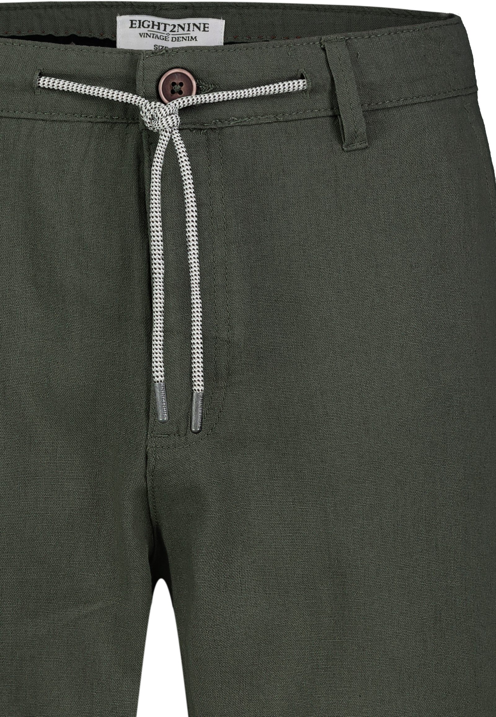 Eight2Nine Chinos Eight2nine Herren Leinen Hose Leinenhose Regular Freizeithose Sommer